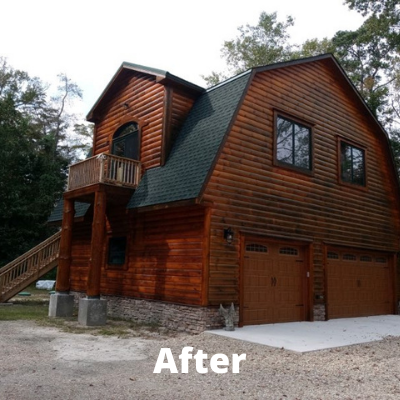 McKown Stain Exterior-After